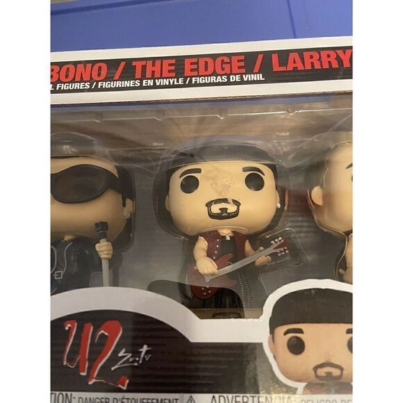 U2 zoo tv Funko Pop Rocks Exclusive Adam 270 Bono 271 The Edge 272 Larry 273 U 2 - Picture 9 of 16